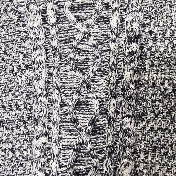 Banana Republic wide knit front design cowl neck sweater - Picture 2 of 5